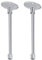 Acostop Universal-Gasventilschlüssel, poliert, lang, Gaskaminschlüssel für Feuerstellen, passend für 1/4 Zoll und 5/16 Zoll Drehkugelhahn, 20,3 cm, 2 Stück