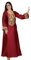 Djellaba Femme Traditionnelle dans Le Style d'un Caftan marocain ou Une Robe Kabyle, pouvant se Porter comme Une Abaya ou Une gandoura Femme - S