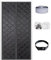 DarkSwan Customizable Magnetic Thermal Insulated Door Curtain, Upgraded Thick Thermal Fabric Door Cover, Soundproof Door Cover Attic Door Insulation Cover,Black