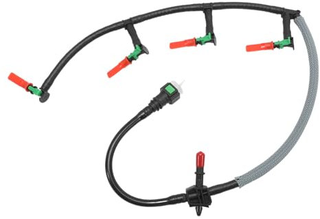 Injector Fuel Return Leak Off Pipe for Transit Mk7 Mk8 1761934, ZEALfix Fuel Injector Leak Off Pipe Compatible with Custom Boxer Relay Ducato 2.2 TDCI 1731700 1746582 BK2Q9K022AE