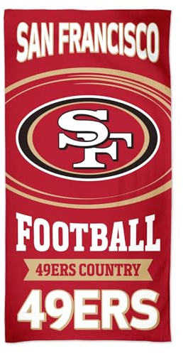 San Francisco 49ers NFL Strandtuch Strandhandtuch Duschtuch Handtuch in 75 x 150 cm