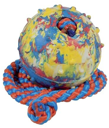 Gappay Pelota grande de goma con cuerda profesional 0727/50 para entrenadores de perros