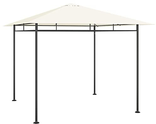 ShCuShan Cenador Color Crema 3x3x2,7 m 180 g/m² Carpas para Exteriores Cenador Carpa Camping Pergola Bioclimatica Carpas