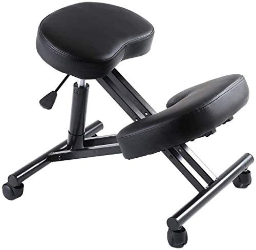ZENFEKU Fice Schreibtischstuhl, Bürostuhl, Hocker, ergonomisch, verstellbare Körperhaltung, für Zuhause, dick, verbessert den bequemen Sitz für Erwachsene und Kinder