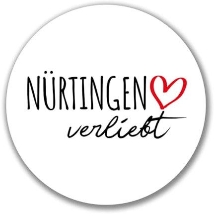 Huuraa Aufkleber Nürtingen verliebt Geschenk