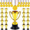 40 PCS Mini Trophies Gold Medals Set Includes 20 PCS Gold Plastic Trophy Cups and 20 PCS Winner Medals, for School Sports Competition Soccer Winning Prizes Rewards Party Favors Prop