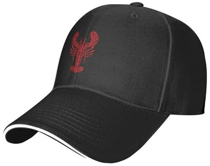 Baseballmütze Stammes-Maine-Hummer Kappe Atmungsaktiv,Casual Schirmmütze Mütze Für Erwachsene Damen Herren