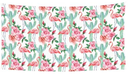 Kaktus Flamingo Rose Blumen Druck Banner Requisiten Geburtstag Party Dekorationen Fotografie Hintergrund Supplies Banner Dekor