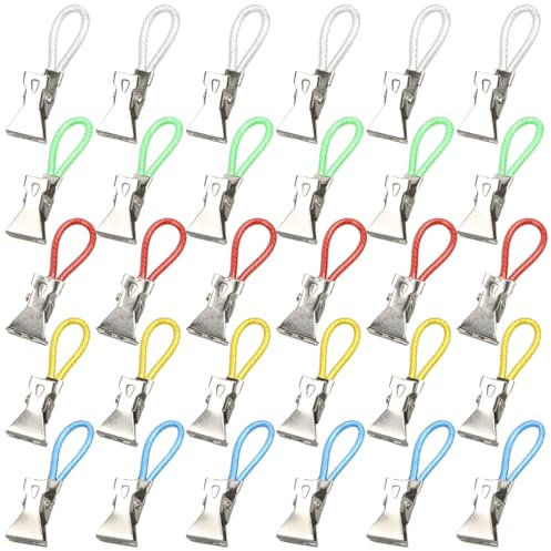30 Pcs Accroche Torchon Cuisine, Pince Serviette, Cintre Pince, Pince Torchon de Cuisine, Clips Attache Torchon Cuisine, Porte-torchons de Cuisine pour Salle de Bain Cuisine Armoires