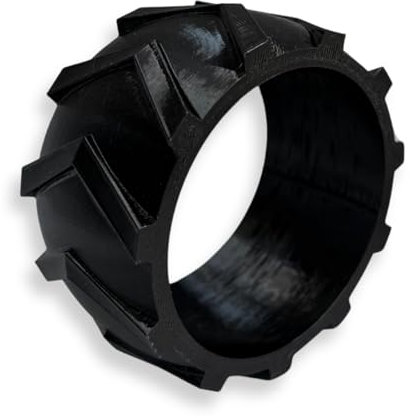 XL Radschutz kompatibel mit Worx Landroid – Profilüberzug für Frontrad (Ø80 mm, Breite 50 mm) – Traktionshilfe für M500, M700, S300, M1000, LandXcape LX790 – flexibles TPU – Made in Germany