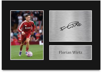 HWC Trading Florian Wirtz Liverpool Geschenke Gedrucktes Signiertes Autogramm Foto für Fußball Anhänger and Fans - A4