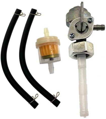 BOOSTI Benzinhahn Kraftstoffhahn mit Benzinfilter für Matrix PG 3010-F 3KW 6,5PS Stromerzeuger Stromaggregat