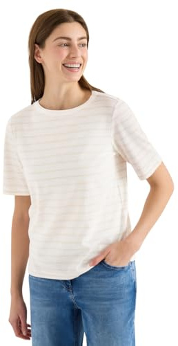 Damen T-Shirt mit Boatneck und Streifen