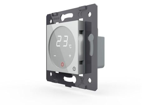 Livolo digitales Raumthermostat m. EXT. Sensor Grau VL-FCQ1-2IPS72