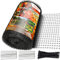 Gorffy Garden Netting, 2.1m x 30m Bird Netting for Garden with 50 Cable Ties & 10 Ground Pegs, Garden Fencing Netting for Vegetables, Plant & Fruit Protection, Reusable Pond Netting Mesh (2.1m x 30m)