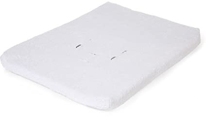 ChildHOME Wickelunterlage für Wickeltisch, wasserdicht, gestrickt, Weiß