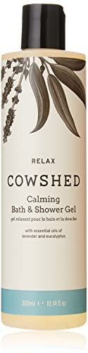 Cowshed Relax Calming Bath & Shower Gel - 300ml - Vegan Body Wash for Women & Men | Parabens Free Relaxing Shower Gels | Moisturising Bath Gel for Women - Natural Relaxing Body Wash