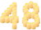 CANDLE IDEA 48 Stück 5cm LED Teelichter Kerzen mit Batterie, Elektrische LED Flammenlos Votivkerzen, Flackernd Flamme Teelichter LED Kerzen für Outdoor Halloween Party Garten Hochzeits Deko