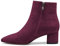 Castamere Donna Chunky Blocco Basso Gattini Tacco Heel Chiusa a Punta Stivaletti Slip-on Cerniera Ufficio Classico Dress Stivali Borgogna Rosso 43 EU