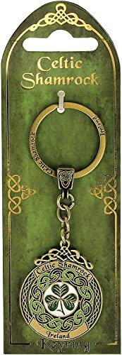 Shamrock Gift Company - Keltische Schlüsselanhänger, Keltisches Kleeblatt Irland, One size