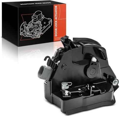 Frankberg Cerradura de puerta, motor de ajuste delantero izquierdo, 7 pines, compatible con X5 E53 3.0d 3.0i 4.4i 4.6is 4.8is SUV 2000-2006 Replace# 51218402537