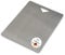 Edelstahl Schneidebrett - Für Fleisch, Fisch & Gemüse - Hygienisches Schneidbrett Metall - Stahl Brettchen Küche Plastikfrei - Küchenbrett (Mit Griff, 24x16 cm)