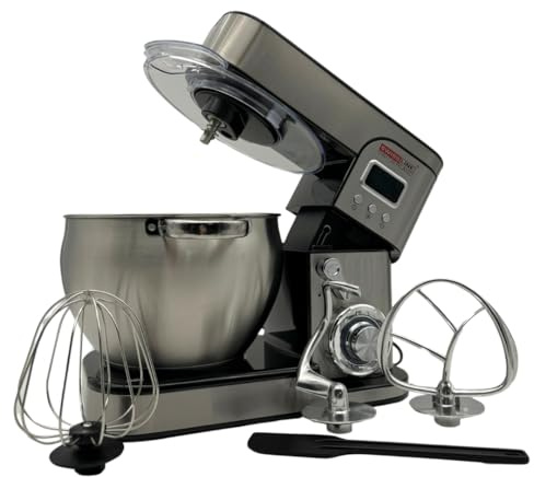 Swiss Line Switzerland Keukenrobot - Keukenmachine - 12L - 2800W - RVS - Digitaal Scherm (9L - Digitaal)