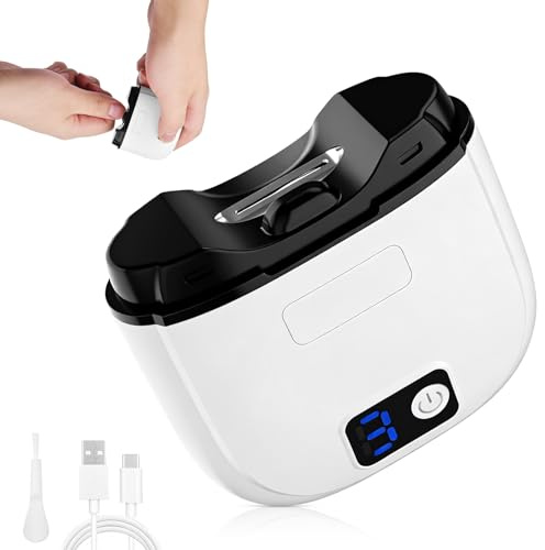 Electric Nail Clippers for Toenails Fingernail - 3 Speeds Automatic Toe Nail Clippers for Adults with LED Light, Rechargeable Automatic Nail Trimmer for Baby/Kids/Adults/Seniors Thick Nails