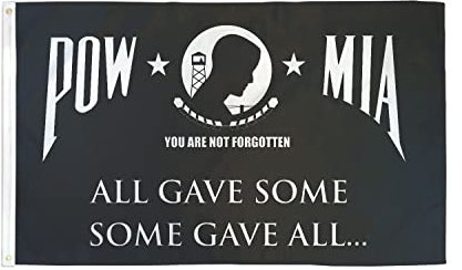 AZ FLAG - Flagge Pow-Mia Some Gave All - 150x90 cm - Vereinigten Staaten Fahne 100% Polyester mit Messing-Ösen - 110g