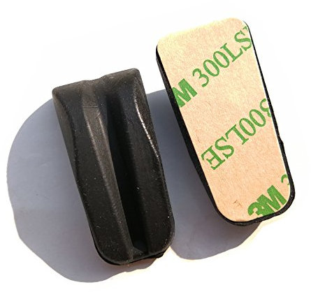 SHARROW 2 Paar Bogensehnen Dämpfer Schalldämpfer Bogen Stabilisator Bogen Glied Stabilisator für Recurvebogen (Schwarz)