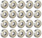 20 Pack Rillenkugellager 6000 ZZ Kugellager 10mm x 26mm x 8mm Versiegelte 80100 Rollenlager Miniatur Radialkugellager