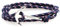 ZENSE - Bracelet cordon ancre marine ajustable