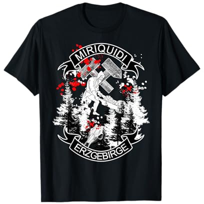 Cooles T-shirt Erzgebirge Sachsen Bergbau Fans Herren Damen T-Shirt