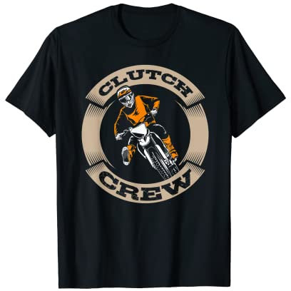 Dirt Bike Supercross Biker - Clutch Crew MX Motocross T-Shirt