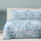 Sleepdown Botanical Leaves Bettwäsche-Set, Blumenmuster, wendbar, 230 x 220 cm, Grün