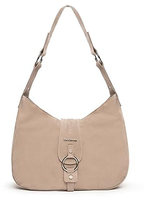Nero Giardini Borsa in pelle scamosciata. Made in Italy