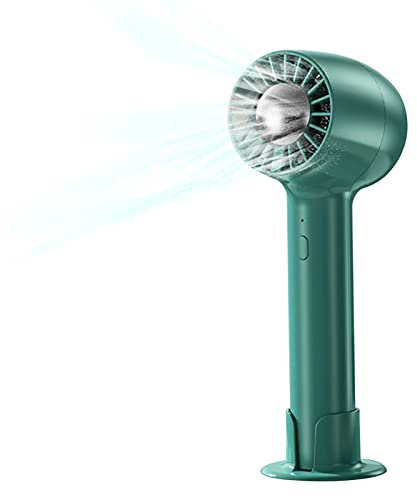 Mini Ventilator USB Leise,Handventilator Mit Powerbank,2000mAh Aufladbarem Batterie Lüfter,Tragbarer Mini Ventilator Persönlicher Handventilatoren,3 Einstellbare Geschwindigkeiten Fans Für Büro Reisen