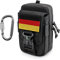 WYNEX Handytasche Gürtel Taktische Molle Zubehör Doppelkapazität EDC Pouch mit Kompass-Verschluss und Karabinerhaken