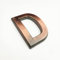 3D Self Adhesive House Plaque Numbers 70mm 0-9 Letters A-Z ABS Plastic Red Copper Sticker Modern Door Address Number Hotel Electroplated Digit Plate Sign for Home Room Yard Street Mailbox Bins (D)