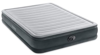 Intex Queen Comfort-Plüsch Luftbett mit Fiber-Tech RP, aufgeblasene Größe: 152 cm x 203 cm x 33 cm (67770ND)