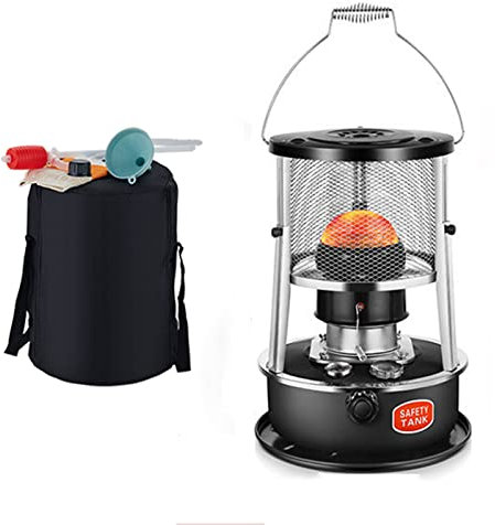 TTEDOYE Petroleumheizung for Camping Outdoor,Petroleum Heizung mit Umfallschutz für,tragbarer Petroleumheizer,Petroleumheizung for Camping Outdoor,Heizung Ohne Strom Innen Camping Heizung und Kochen