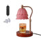 Kerzenwärmer Lampe mit Timer, Lampe Kerzenwärmer Dimmbar und höhenverstellbar Kompatibel mit Yankee Candle Small & Large Size Jar,Rose red