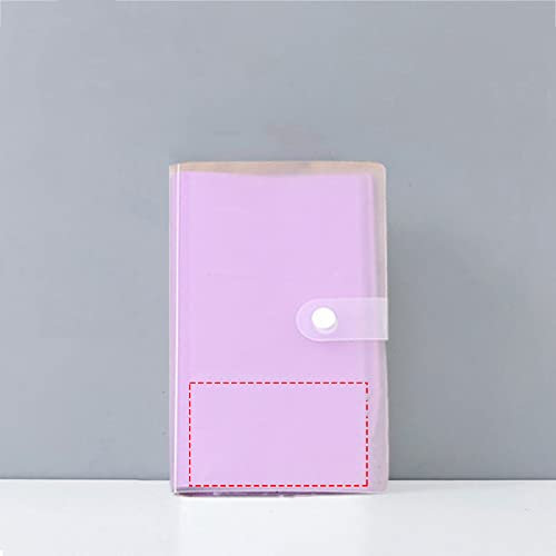 Mini-Fotoalbum mit 80 Taschen, transparentes Polaroid-Album, Fotokartenhalter, Mini-Album, Aufbewahrung, Sammelbuch, Karte, Zugticket-Album, S4, 120 Karten