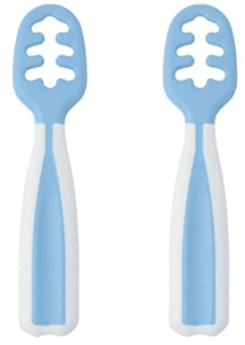 Kiokids Set 2 Precucharas Azul Para Bebés