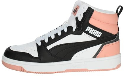 PUMA Sneakers Alta 393831 Bianco/Nero/Rosa - 39