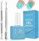 Nail Polish Remover,Remove Gel Nail Polish Within 2-3 Minutes,Gel Nail Polish with Nail Polish Scraper and Cuticle Pusher,Quick & Easy Polish Remover,