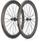 ROCKBROS Fahrrad Laufradsatz 700C für Rennrad aus Carbon T700 55 mm Disc Vorderrad + Hinterrad Kompatibel mit Drahtreifen Tubeless Fahrradteil 36T