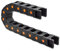 Uxney Plastic Drag Chain Cable Carrier Open Type with End Connectors R75 45x50mm L1000mm for Electric CNC Milling Machines