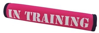 MD Gear Dog Lead Sleeve Friendly Reactive Assistance Dog In Training DO NOT PET Cover Soft Neoprene Leash Wrap (Pink, IN TRAINING)
