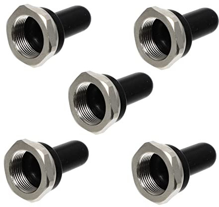 Gatuida 5stücke Wasserdichte Knebelabdeckungen Schutzhüllen Für Lichtschalter Mit Sicherheitseinlage Passend Für Knöpfe Abdeckungen